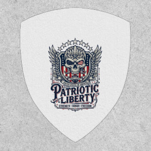 Patriotic Tactical Eagle Skull Military Inspired S Patch