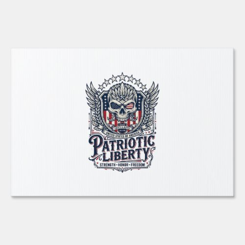 Patriotic Tactical Eagle Skull Military Inspired S Sign