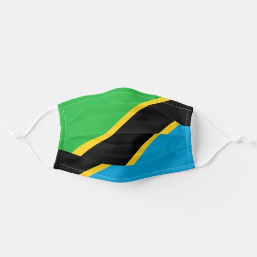 Patriotic Tanzania Flag Adult Cloth Face Mask