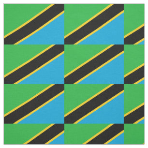 Patriotic Tanzania Flag Fabric