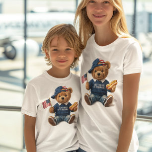 Patriotic Teddy Bear 250 Years of Freedom T-Shirt