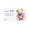 Patriotic Teddy Bear Diaper Raffle Baby Shower 