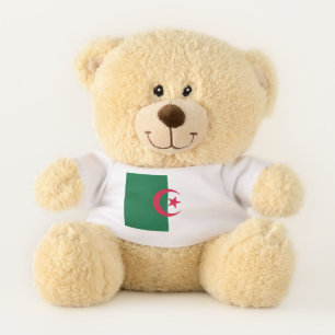 Patriotic Teddy Bear flag of Algeria