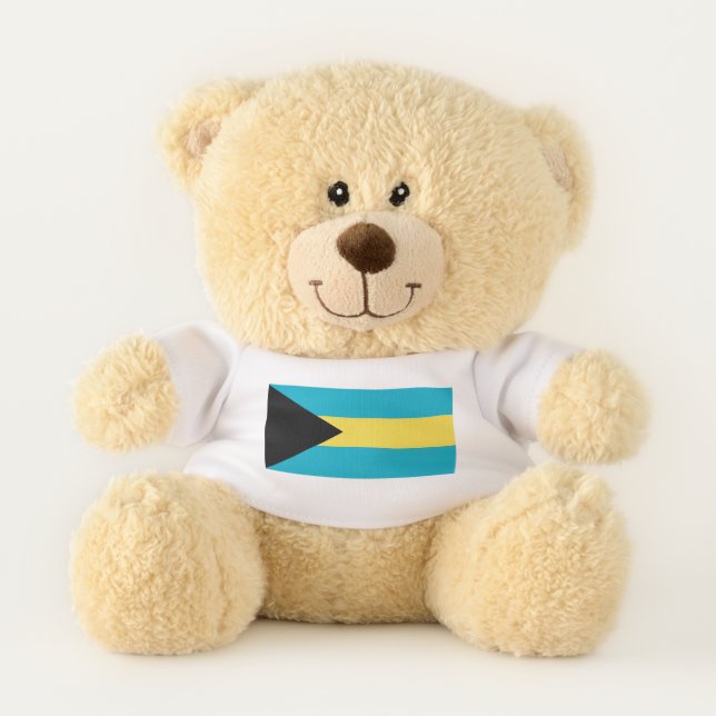 Patriotic Teddy Bear flag of Bahamas (Front)