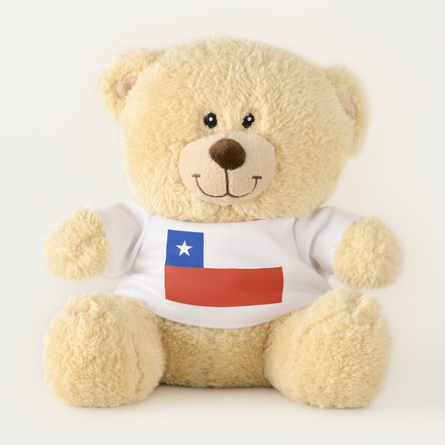 Patriotic Teddy Bear flag of Chile (Front)