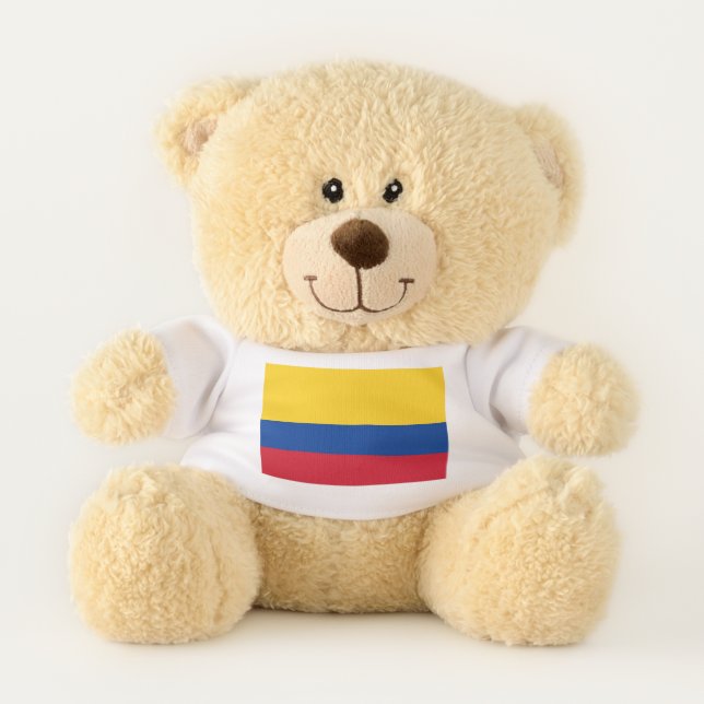 Patriotic Teddy Bear flag of Colombia (Front)