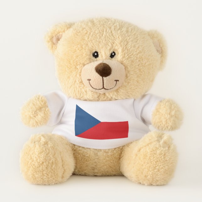 Patriotic Teddy Bear flag of Czechia (Front)
