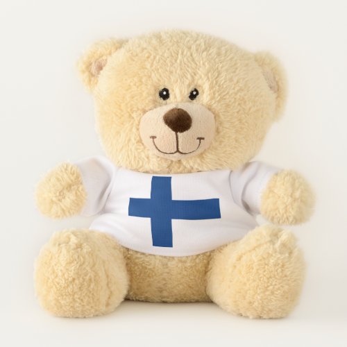 Patriotic Teddy Bear flag of Finland