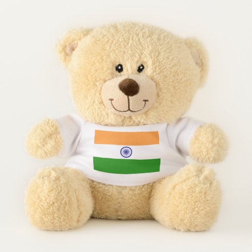 Patriotic Teddy Bear flag of India