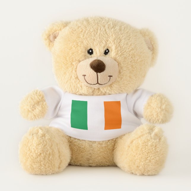 Patriotic Teddy Bear flag of Ireland (Front)
