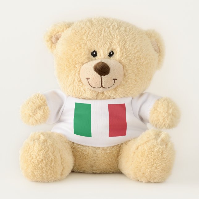 Patriotic Teddy Bear flag of Italy (Front)