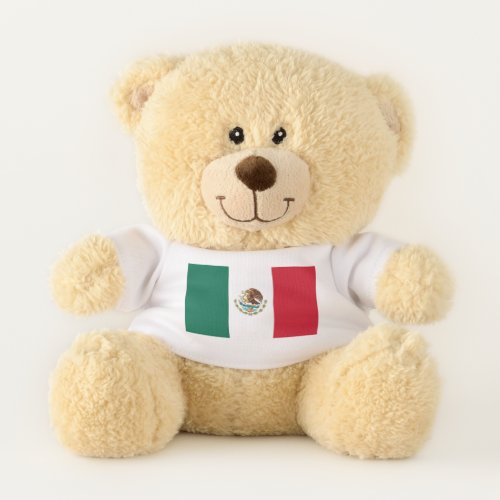 Patriotic Teddy Bear flag of Mexico