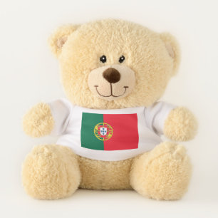 Patriotic Teddy Bear flag of Portugal