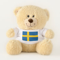 Patriotic Teddy Bear flag of Sweden