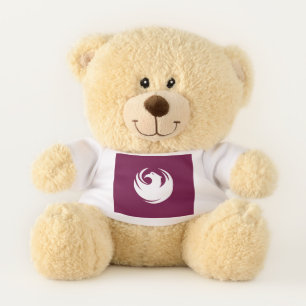 Patriotic Teddy Bear with flag of Phoenix, Arizona