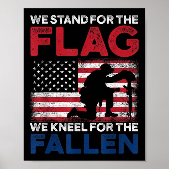 Patriotic Tee. Memorial Day Patriotic Apparel  Poster (Front)
