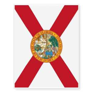 Patriotic temporary tattoos Flag of Florida