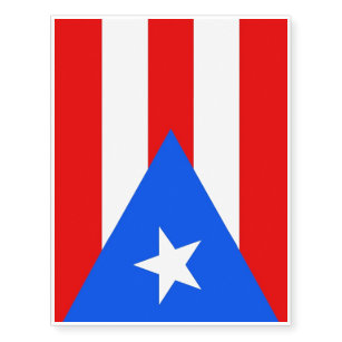 Puerto Rico Temporary Tattoos Zazzle