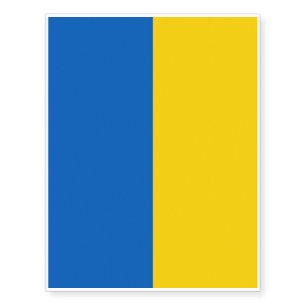 Patriotic temporary tattoos Ukraine Flag