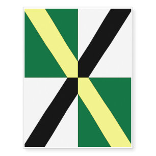 Patriotic temporary tattoos with Flag of Monterey