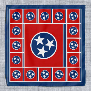 Patriotic Tennessee Flag Bandana, fashion USA Bandana