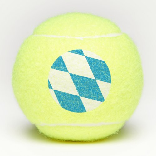 Patriotic Tennis Ball with Flag of Bavaria