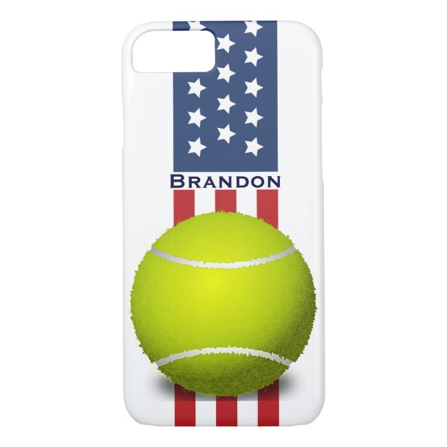 Patriotic Tennis Design iPhone 7 Case