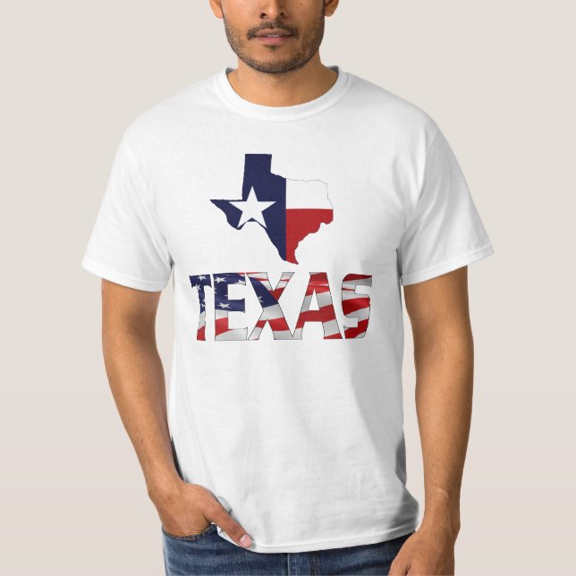 Patriotic Texas T-Shirt (Front)