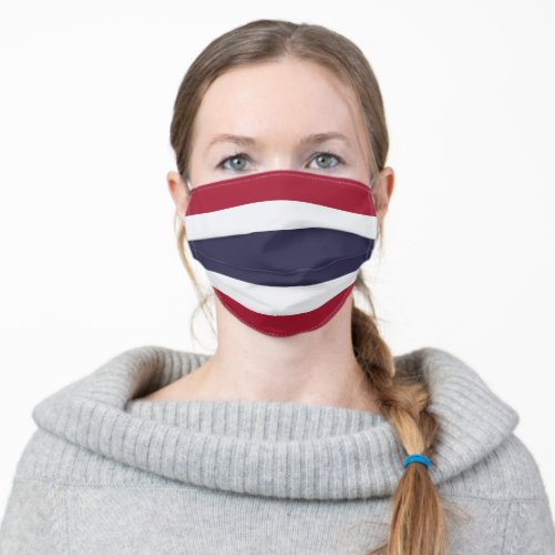 Patriotic Thailand Flag Adult Cloth Face Mask