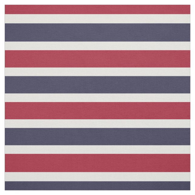 Patriotic Thailand Flag Fabric (Swatch)