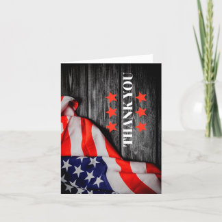 Patriotic Thank you Card