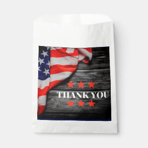 Patriotic Thank you Favor Bag