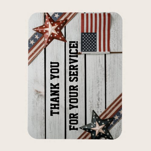 Patriotic Thank you for Serving Magnet Patriotic Thank you for Serving Magnet