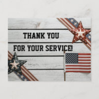 Patriotic Thank you for Serving