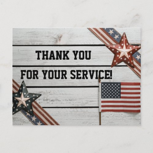 Patriotic Thank you for Serving