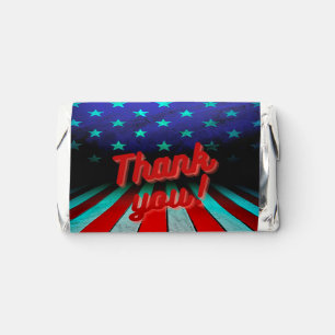 Patriotic Thank you! Hershey's Miniatures