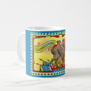 Patriotic Thanksgiving Greeting Coffee Mug