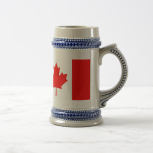 Patriotic the Canadian flag Beer Stein