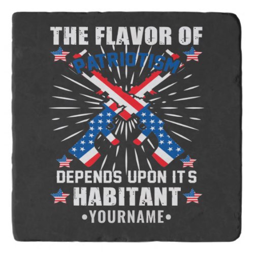 Patriotic The Flavor of Patriotism Trivet