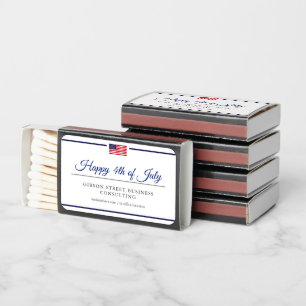 Patriotic Theme Business Matchboxes