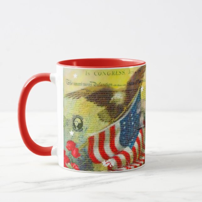 Patriotic theme mug (Left)