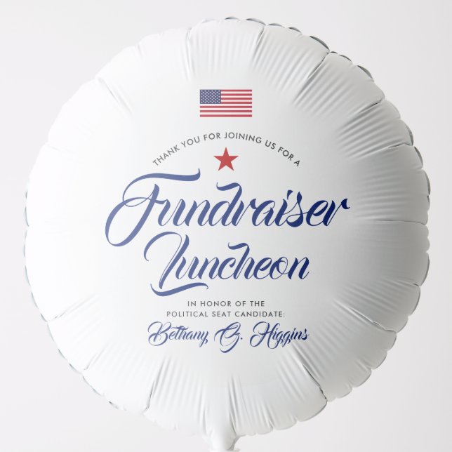 Patriotic Themed | Political Style Balloon (Front)