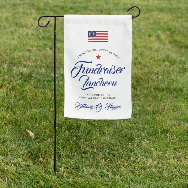 Patriotic Themed | Political Style Garden Flag (In SItu)