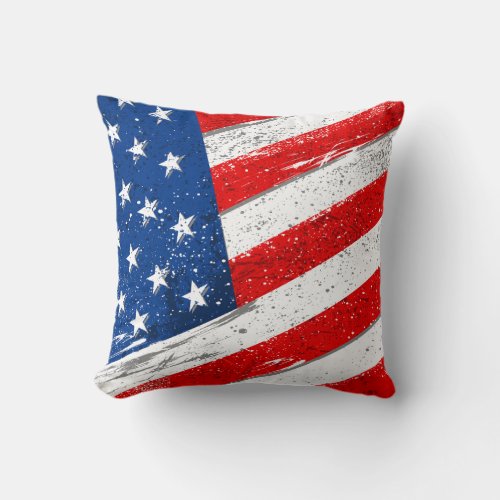 Patriotic Throw Pillow 