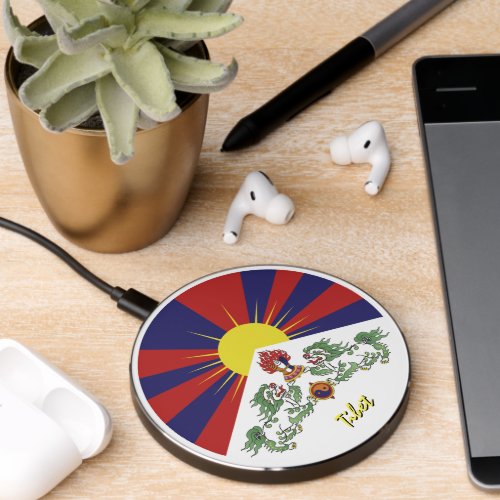 Patriotic Tibet Charger Tibetan Flag Wireless Charger