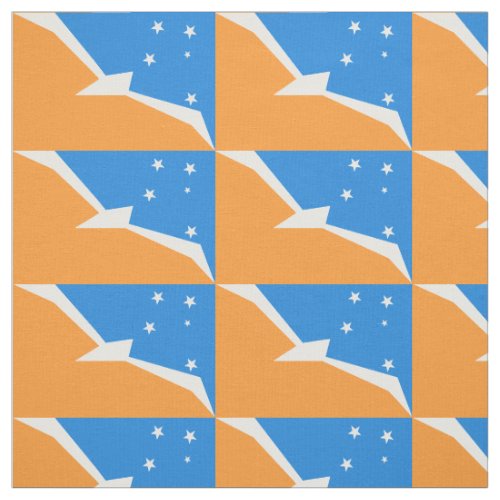 Patriotic Tierra del Fuego Flag Fabric