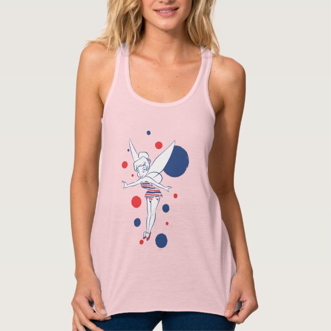 Patriotic Tinker Bell 1 Tank Top (Front)