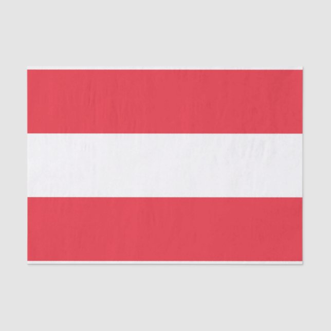 Patriotic tissue paper with flag of Austria (Front)