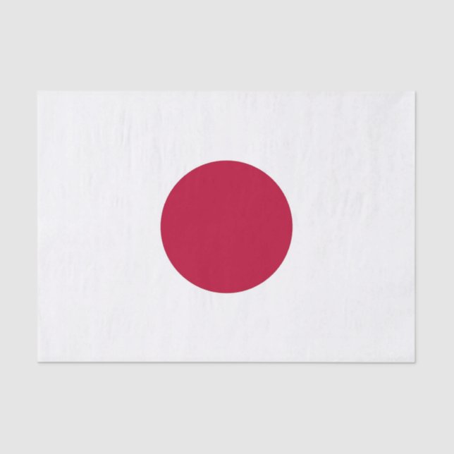 Patriotic tissue paper with flag of Japan (Front)