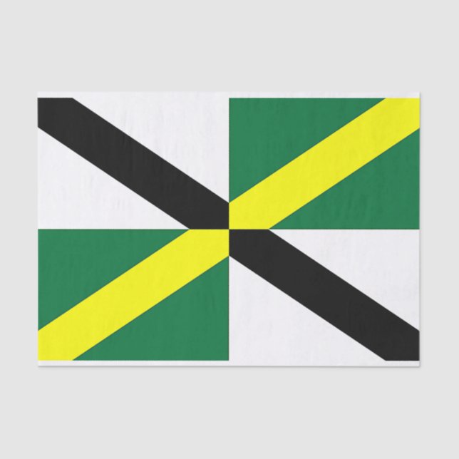 Patriotic tissue paper with flag of Monterey, USA (Front)